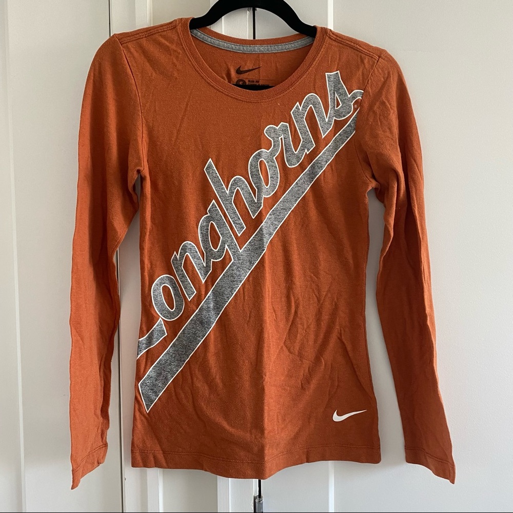 NIKE LONGHORNS LONG SLEEVE SHIRT